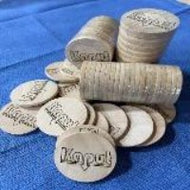 Kaput Wooden Game Chips